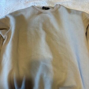 Beige Crewneck Sweatshirt